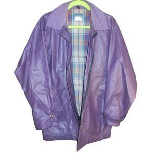 Woolrich Eggplant Lined Coat Women's Size Small Vintage